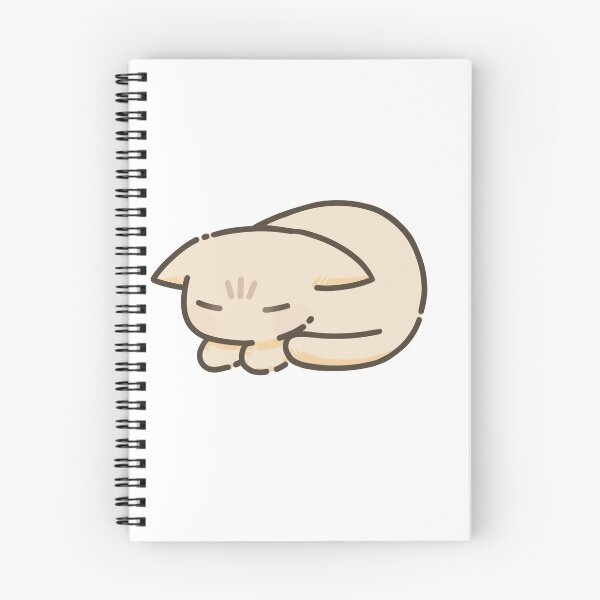 Item preview, Cute Silly Beige Cat sleepy designed and sold by CaliDraw.