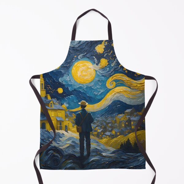 Item preview, Van Gogh - Starry Night, self portrait design - 3 designed and sold by vsartmaking.