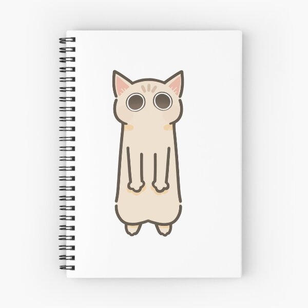 Item preview, Cute Silly Beige Cat Standim Big Eyes designed and sold by CaliDraw.