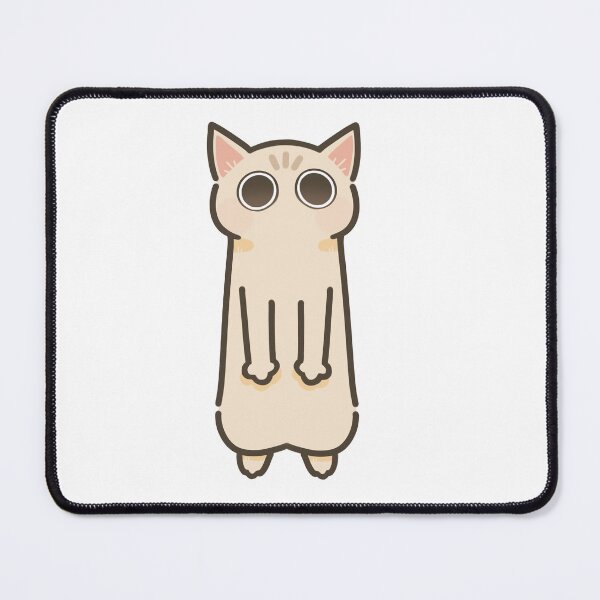 Item preview, Cute Silly Beige Cat Standim Big Eyes designed and sold by CaliDraw.