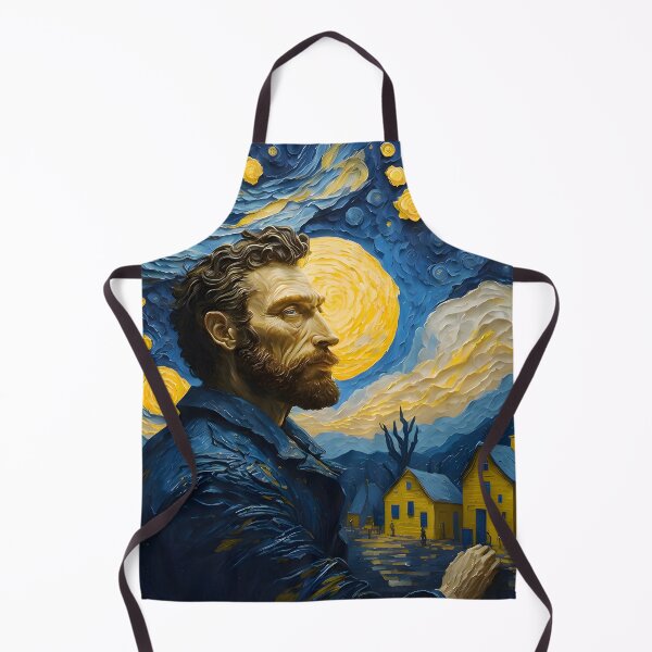 Item preview, Van Gogh - Starry Night, self portrait design - 2 designed and sold by vsartmaking.
