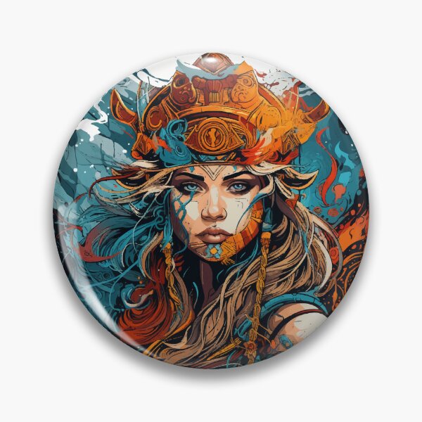 Item preview, Viking shield maiden design Valhalla designed and sold by Andrea-Design.