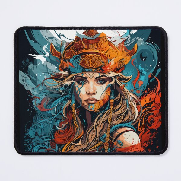 Item preview, Viking shield maiden design Valhalla designed and sold by Andrea-Design.