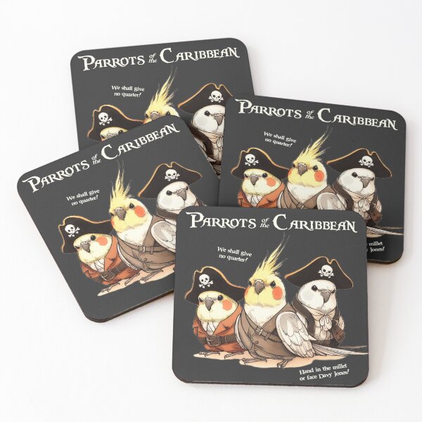 Item preview, Parrots of the Caribbean (Light) designed and sold by sosodesj.