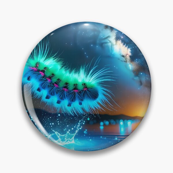 Item preview, Blacklight Style Caterpillar Luminous Leap designed and sold by Matt's Artificial Nature.
