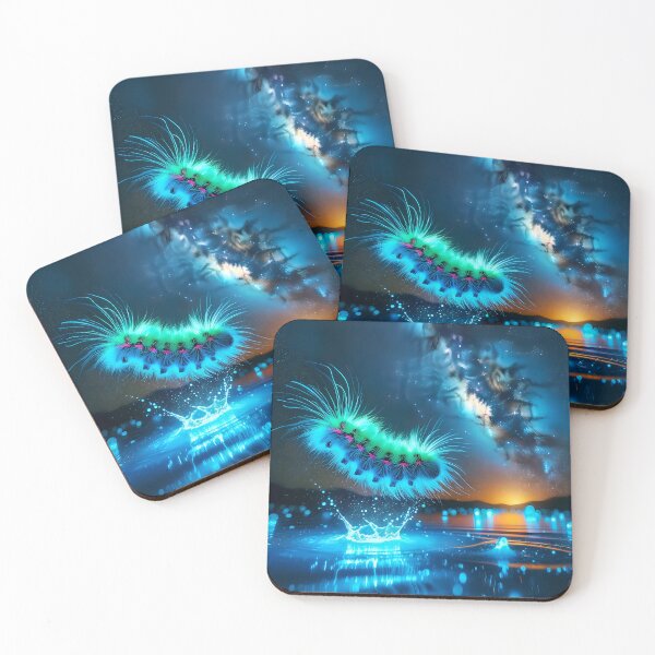 Item preview, Blacklight Style Caterpillar Luminous Leap designed and sold by Matt's Artificial Nature.