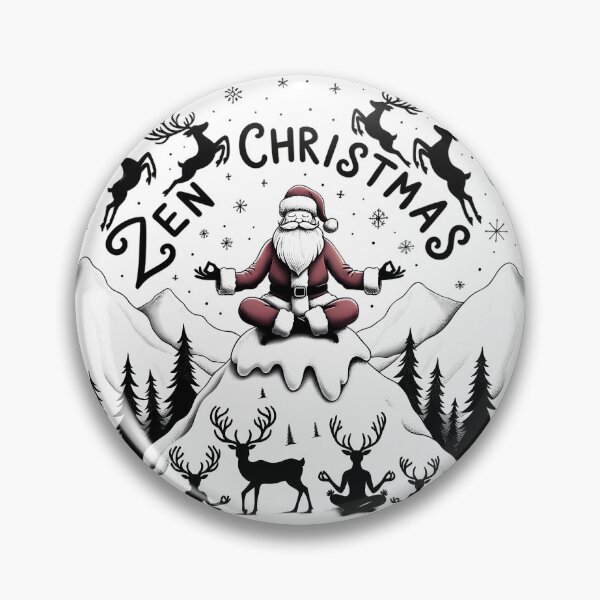 Artikelvorschau, Santa's Serene Summit entworfen und verkauft von OblakShop.