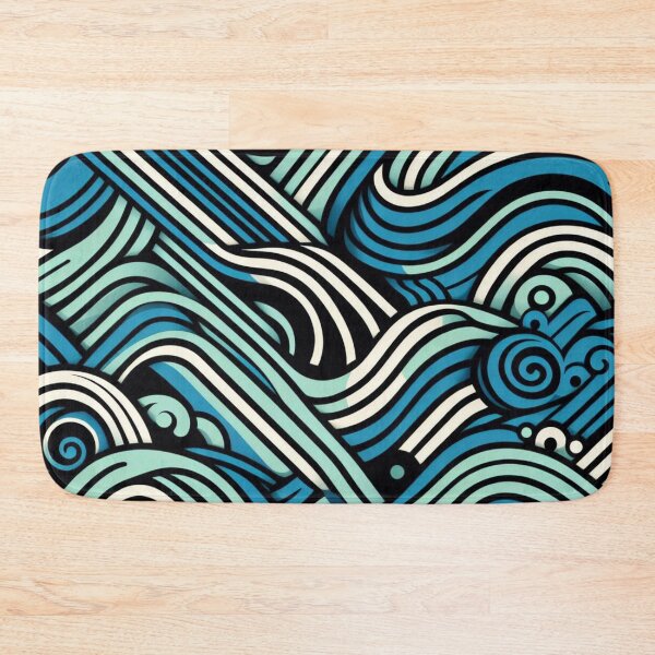 Item preview, Stripe pattern 3 designed and sold by blackwhiteblue.
