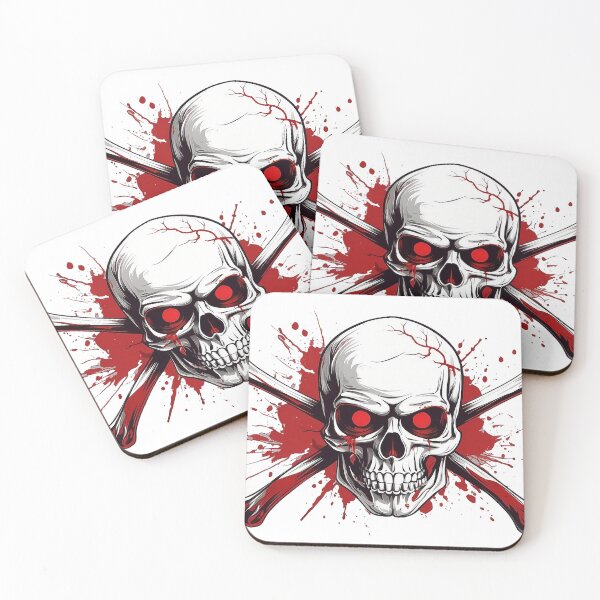 Item preview, Skull With Red Eyes designed and sold by PearsonsDesigns.