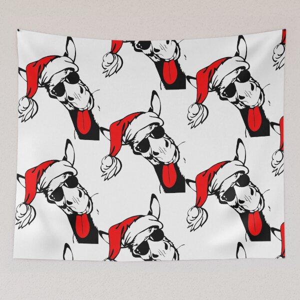 Item preview, Santa here santa donkey designed and sold by goAnecha.