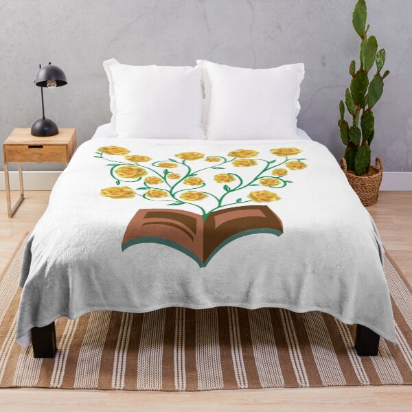 Item preview, Flowers Growing From Book | Many Yellow Roses blooming designed and sold by CircinusStore.