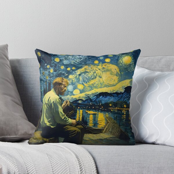 Item preview, Van Gogh - Starry Night, self portrait design - 4 designed and sold by vsartmaking.