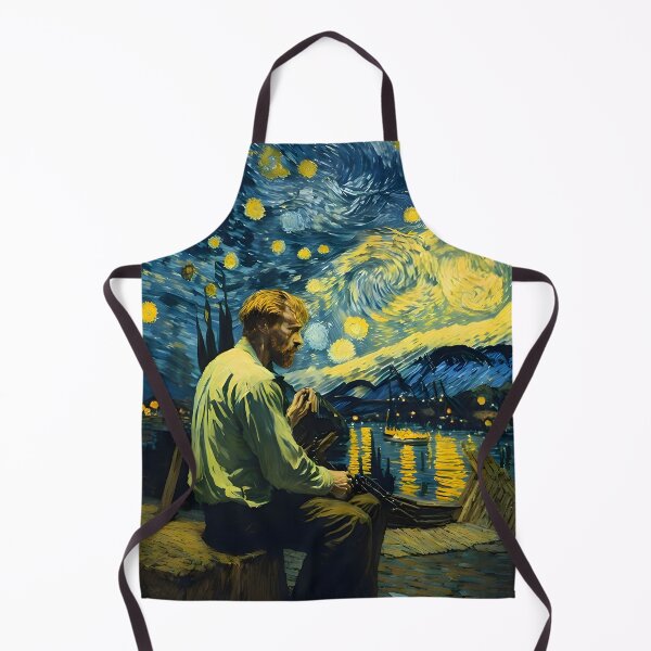 Item preview, Van Gogh - Starry Night, self portrait design - 4 designed and sold by vsartmaking.