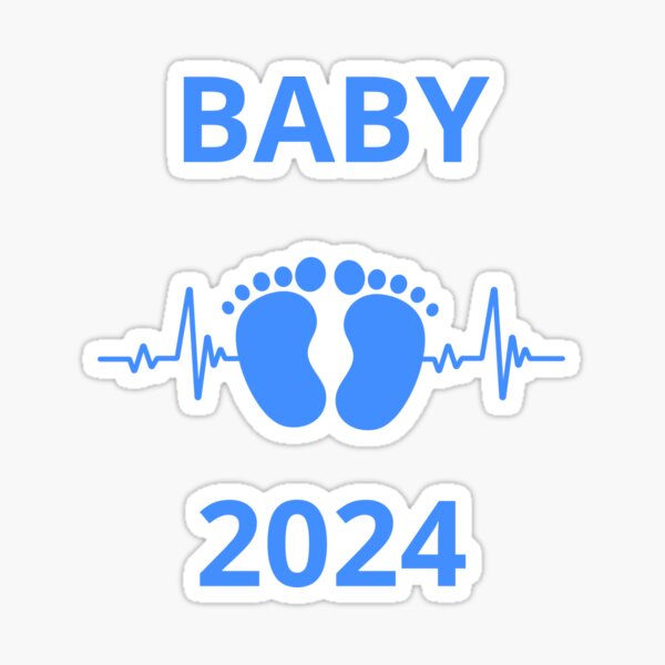 Sticker coming soon baby boy or girl ideal for baby showers Sticker by  Innova-creation