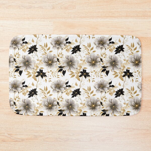 Item preview, Beautiful Black And Gold Flowers designed and sold by ShinyWolf.