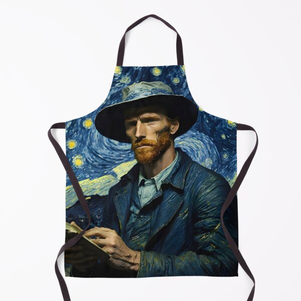 Item preview, Van Gogh - Starry Night, self portrait design - 5 designed and sold by vsartmaking.
