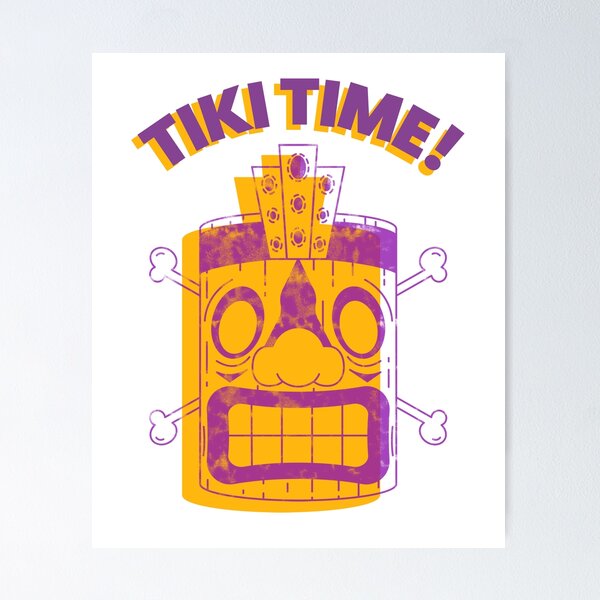 Item preview, Tiki time! purple designed and sold by JesusPinata.