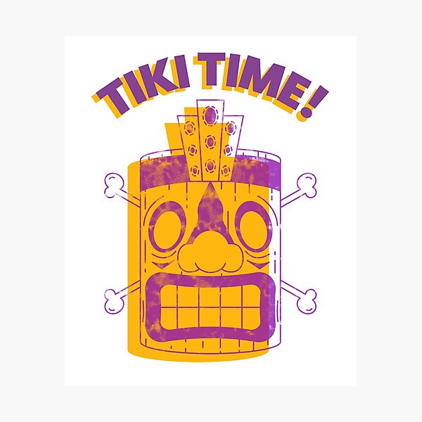 Item preview, Tiki time! purple designed and sold by JesusPinata.