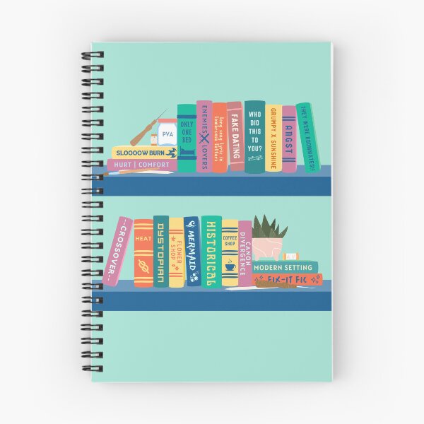 Artikelvorschau, Fanfic-Binder-Regal entworfen und verkauft von starblightbindery.