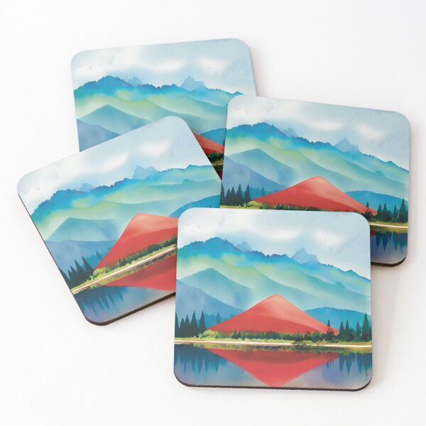 Item preview, Georgia O’Keeffe inspired landscape  designed and sold by Liz Loasby.