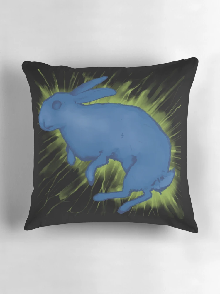 Thumbnail 3 of 4, Pillow, Abstract Pattern Matching Rabbit designed and sold by Deathweaselx86.