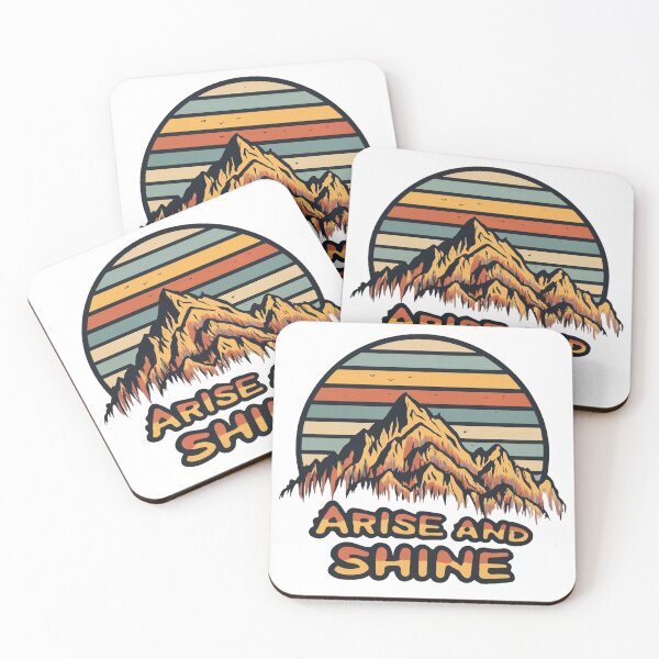 Item preview, Arise and Shine, Sunrise and Mountain Art designed and sold by Faithloveshop.