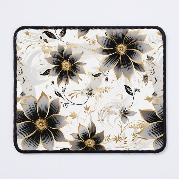 Item preview, Beautiful Black And Gold Flowers designed and sold by ShinyWolf.
