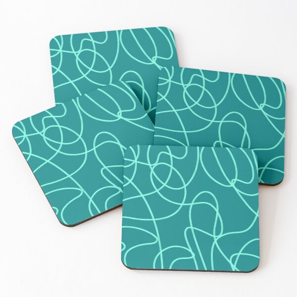 Item preview, Teal Line Art designed and sold by DanielleGensler.