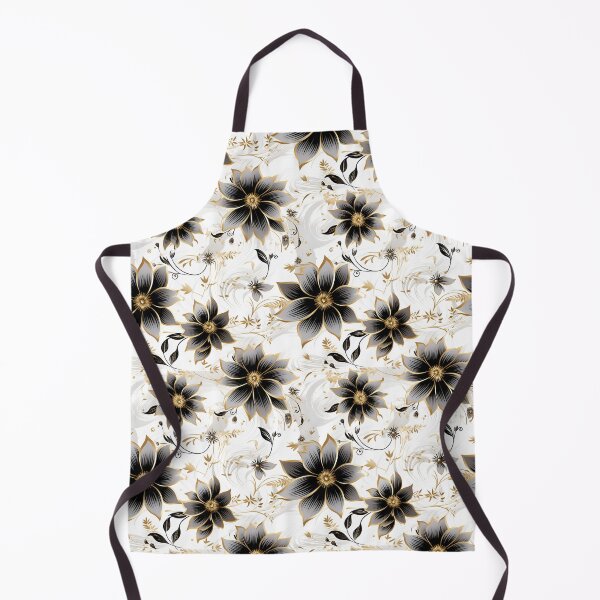 Item preview, Beautiful Black And Gold Flowers designed and sold by ShinyWolf.