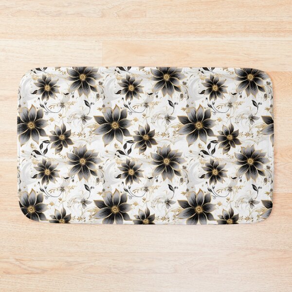 Item preview, Beautiful Black And Gold Flowers designed and sold by ShinyWolf.