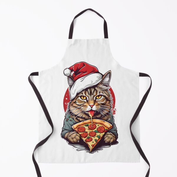 Item preview, Christmas Pizza Cat designed and sold by JakeMauiDesign.