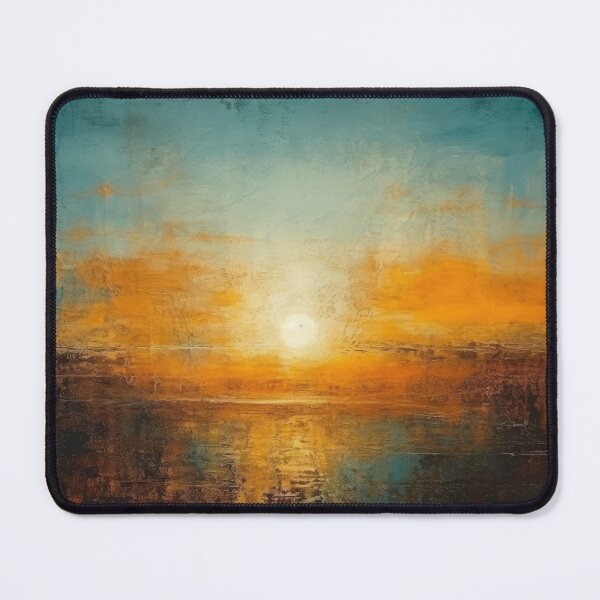 Artikelvorschau, Entdecken Sie "Simplistic & Minimalistic Vintage Sunset" Abstrakte Kunst entworfen und verkauft von ArtificialGenes.