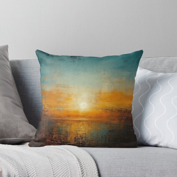 Artikelvorschau, Entdecken Sie "Simplistic & Minimalistic Vintage Sunset" Abstrakte Kunst entworfen und verkauft von ArtificialGenes.