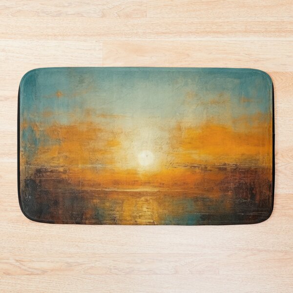 Artikelvorschau, Entdecken Sie "Simplistic & Minimalistic Vintage Sunset" Abstrakte Kunst entworfen und verkauft von ArtificialGenes.
