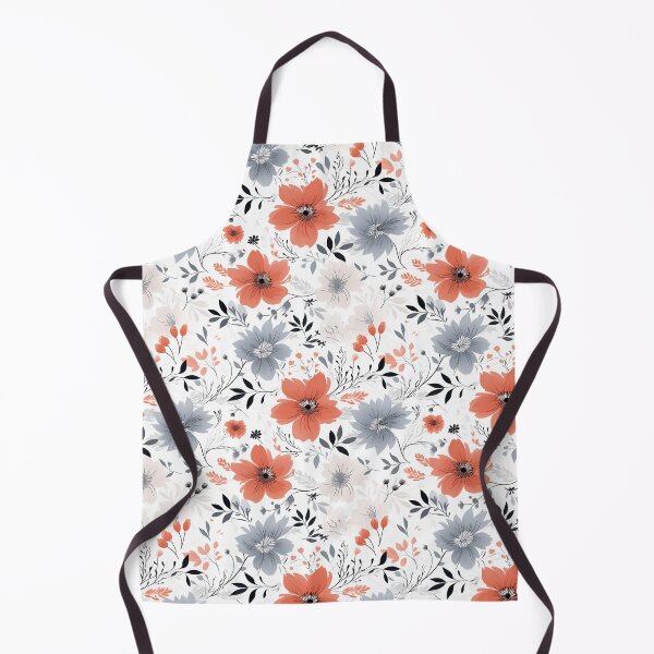 Item preview, Beautiful Coral and Grey Flowers designed and sold by ShinyWolf.