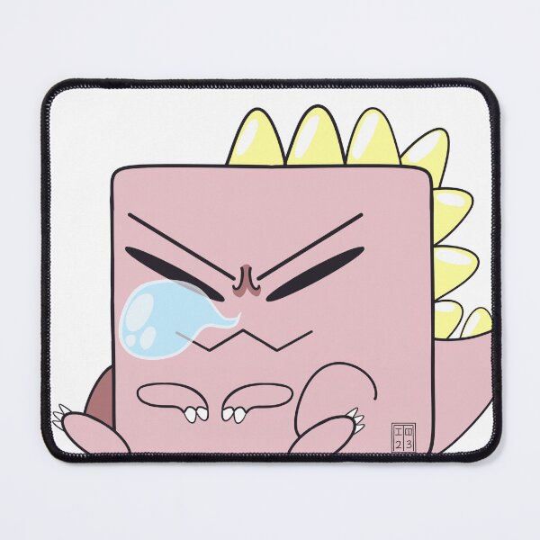 Item preview, Gruñinzilla Sticker Sleeping designed and sold by SQUARE-MIND.