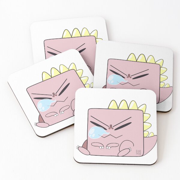 Item preview, Gruñinzilla Sticker Sleeping designed and sold by SQUARE-MIND.