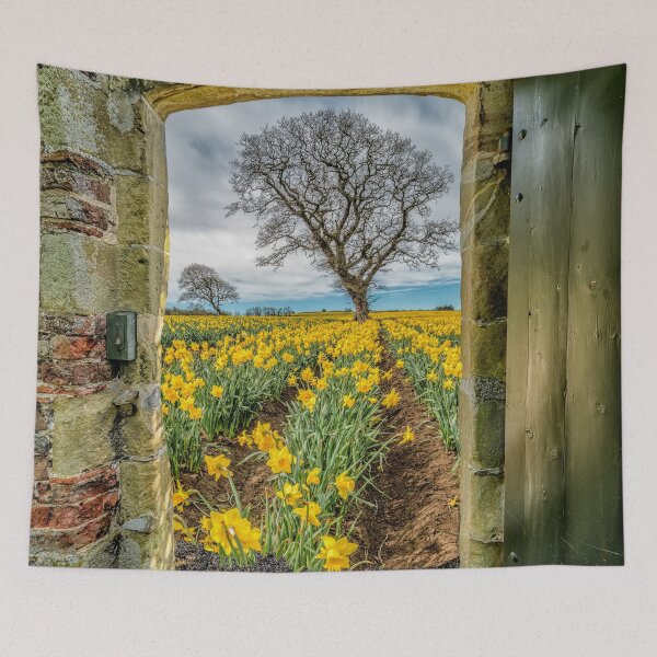 Item preview, Field Of Yellow Daffodils  designed and sold by AJEvans.