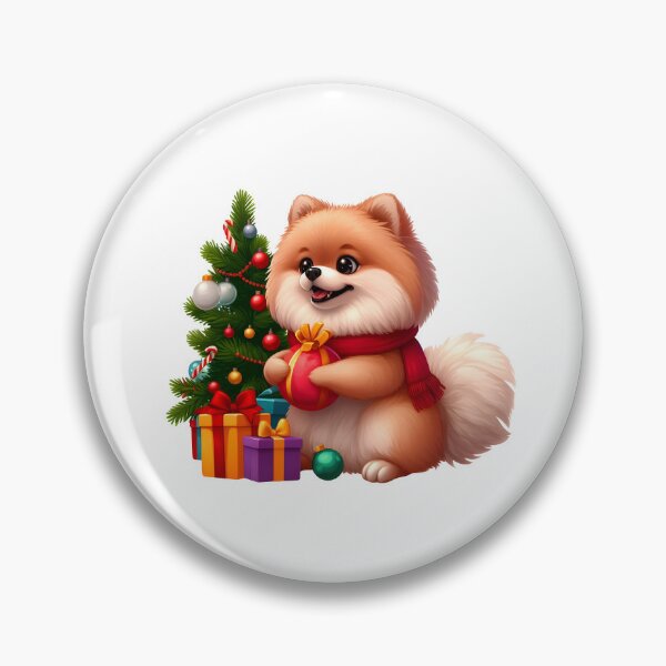 Item preview, Pomeranian Paws & Ornaments: Tree Trimming Time designed and sold by EpicPaws.