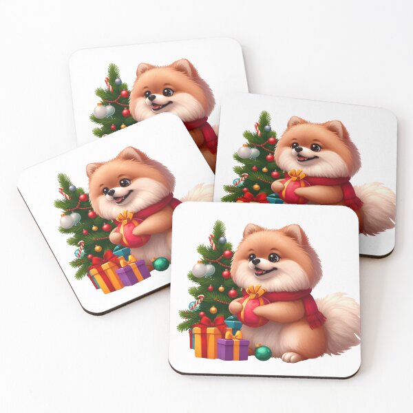 Item preview, Pomeranian Paws & Ornaments: Tree Trimming Time designed and sold by EpicPaws.