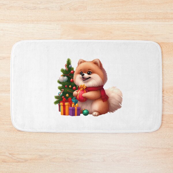 Item preview, Pomeranian Paws & Ornaments: Tree Trimming Time designed and sold by EpicPaws.