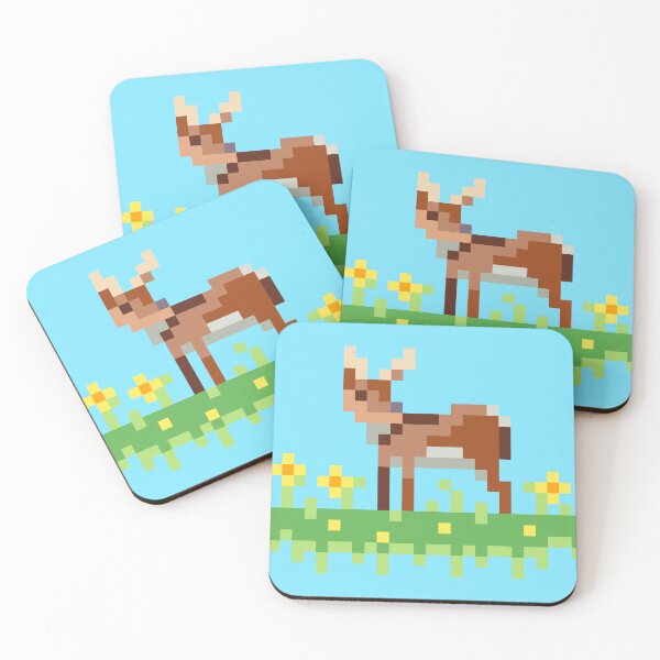 Item preview, Little Deer Pixel Art designed and sold by HeatherUnderground.