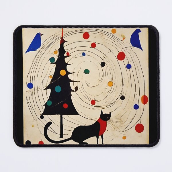 Item preview, Joan Miro Inspired Abstract Christmas Vortex designed and sold by bettypure.