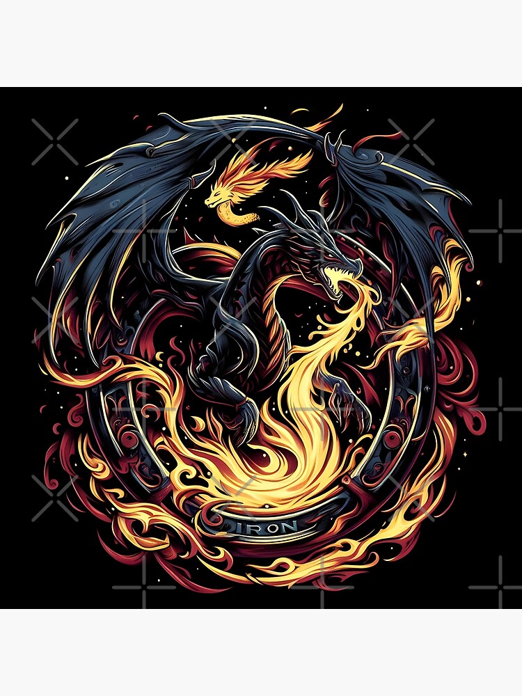 Iron Flame fan art attribution examples