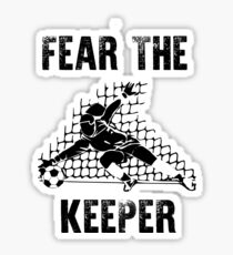 Funny Goalkeeper Women: Fear The Keeper Soccer Sticker