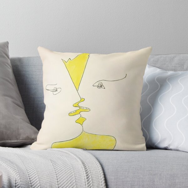  jean cocteau artwork Throw Pillow