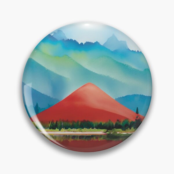 Item preview, Georgia O’Keeffe inspired landscape  designed and sold by Liz Loasby.