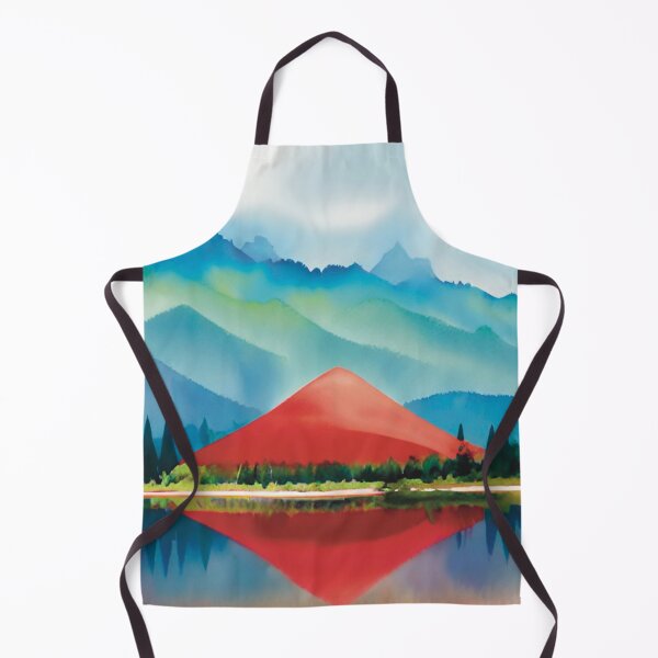 Item preview, Georgia O’Keeffe inspired landscape  designed and sold by Liz Loasby.