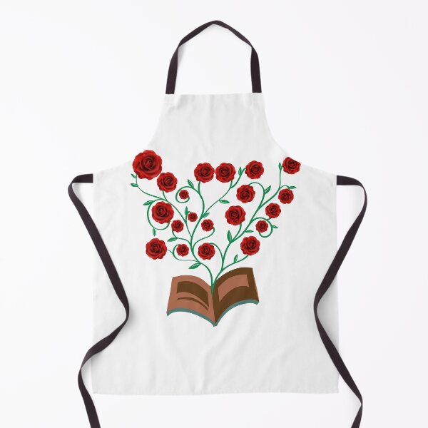 Item preview, Flowers Growing From Book | Many Red Roses blooming designed and sold by CircinusStore.