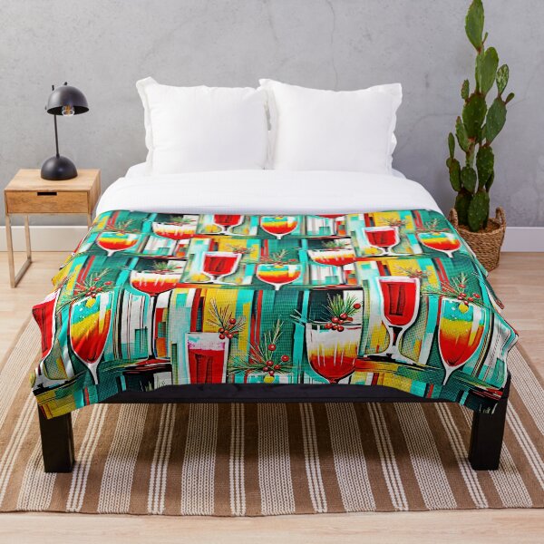 Artikelvorschau, Pop-Art-Weihnachtscocktails entworfen und verkauft von RedSparkles Designs.